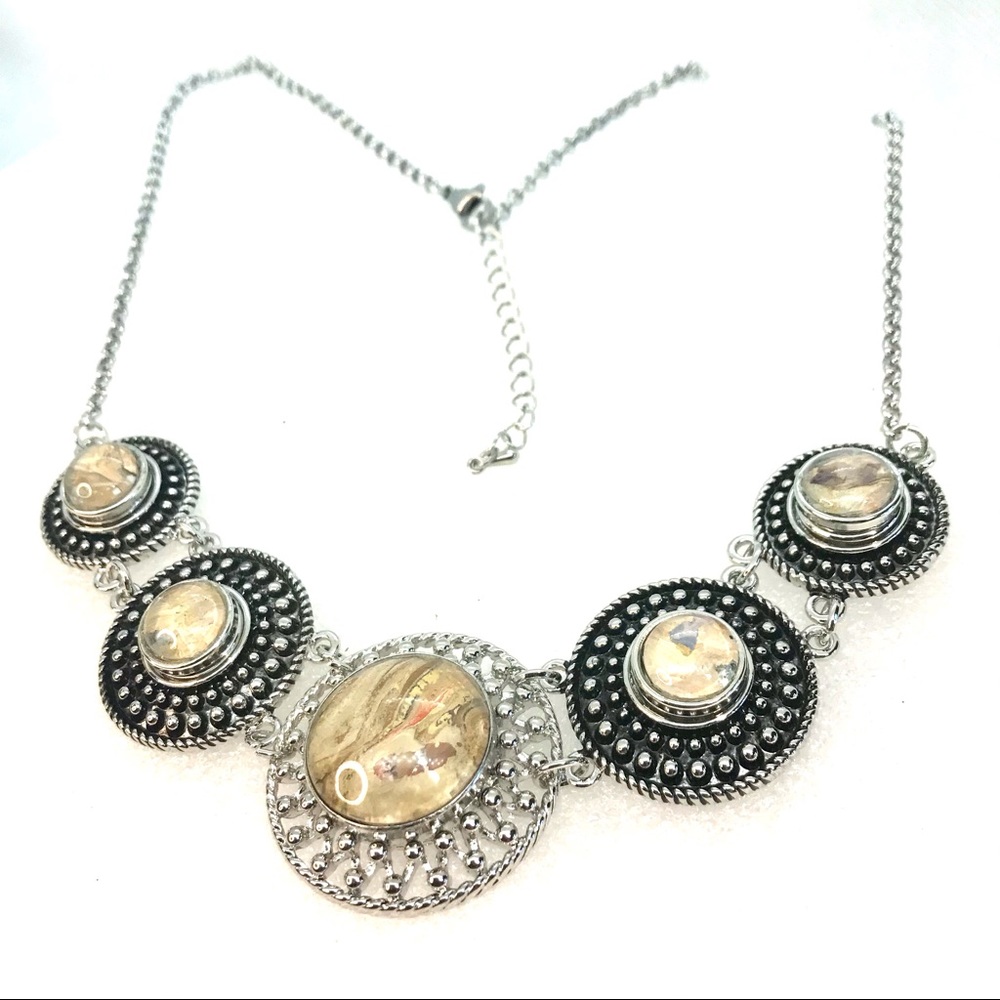 Snap necklace 4x12mm& 1x20mm handmade snaps SN20 sn12